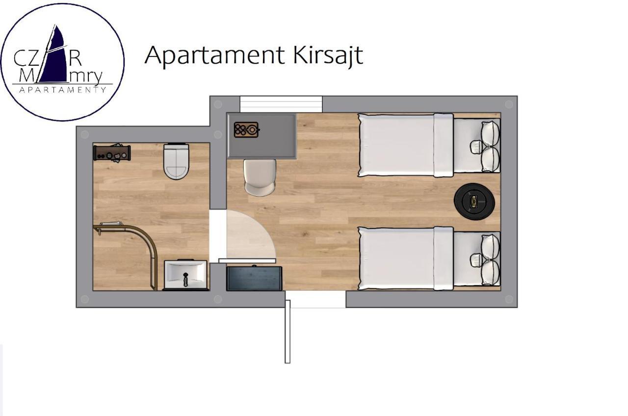 Czar Mamry Apartamenty ベンゴジェボ 部屋 写真